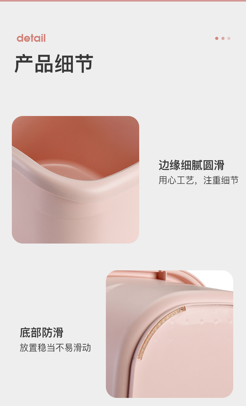 高深桶洗脚桶足浴 泡脚桶塑料家用加高加厚带盖泡脚盆便携详情7