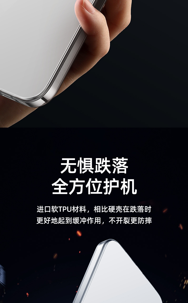 The Haoku Light series is suitable for the iPhone15 phone case and the new TPU anti-drop protective case for iPhone15Pro Max pic 11