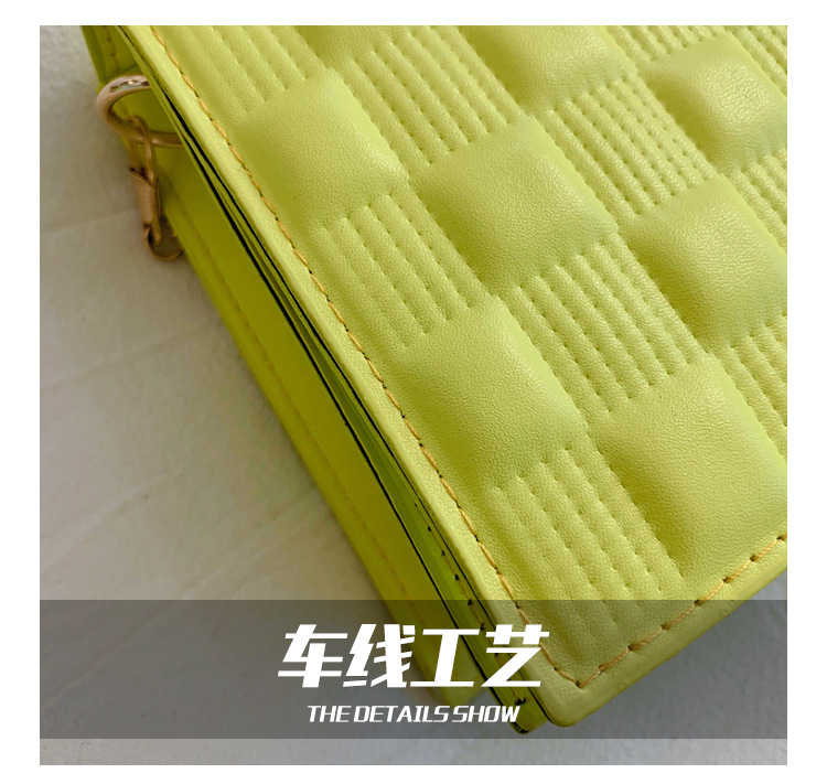 网红手提包包2021新款时尚单肩女包休闲感洋气斜挎简约ins链条包详情3