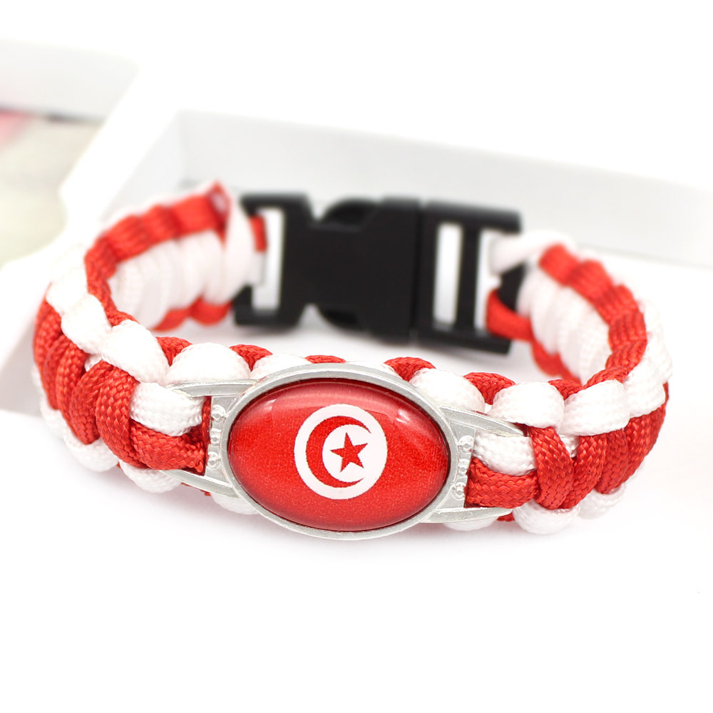 世界各国国旗手环 委内瑞拉 巴拉圭  国旗伞绳编织手链详情32