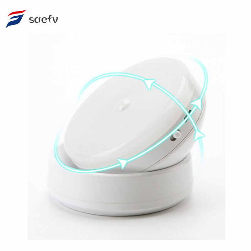 旋转人体感应橱柜灯走廊感应小夜灯USB充电感应灯橱柜灯起夜灯详情7