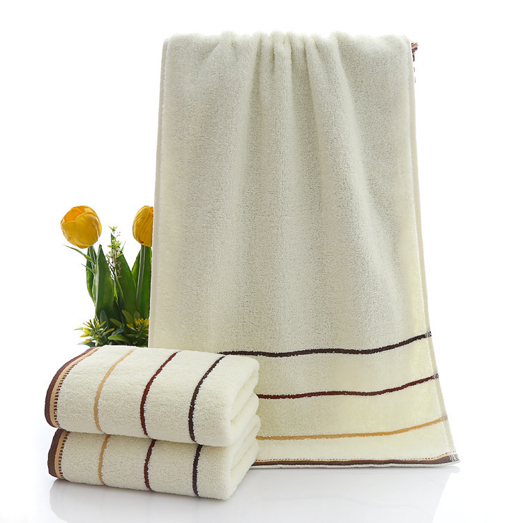 Wholesale of plain-colored adult household towels that absorb water and do not shed hair. Customized embroidered logos are supported pic 15