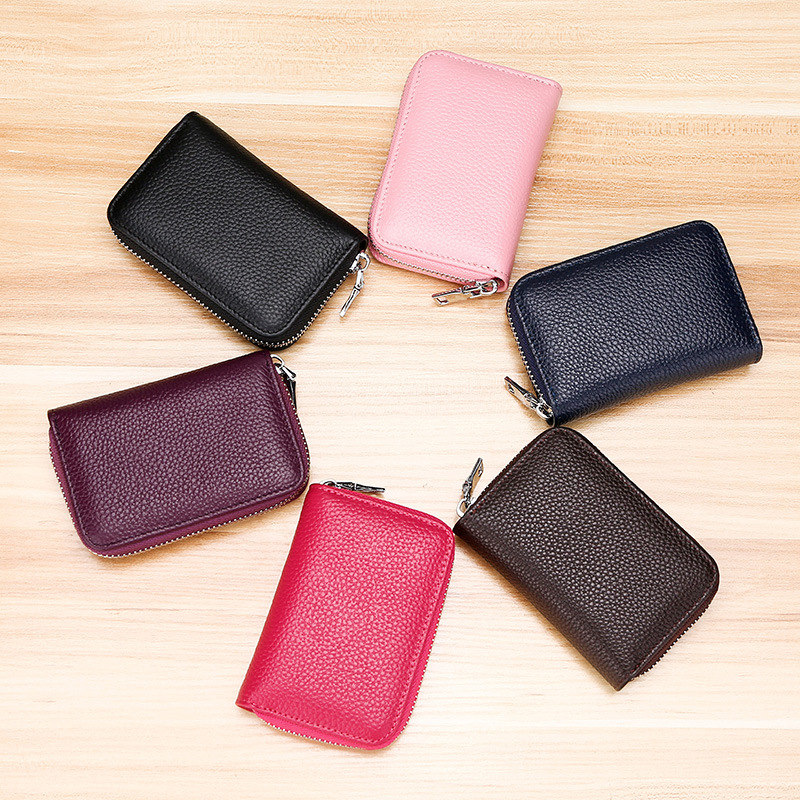 2023新款真皮零钱包女士硬币袋零錢包头层牛皮小钱包可放卡片钥匙详情2