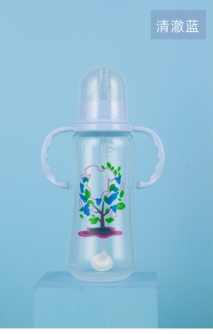 Etiqueta boca pp plástico biberón soporte OEM recién nacido bebé biberón bebé 280mL fabricante al por mayor pic 12