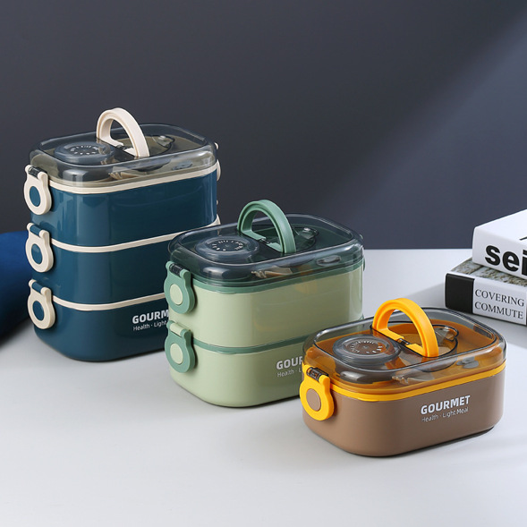 New large-capacity multi-layer portable lunch box for student canteens pic 1