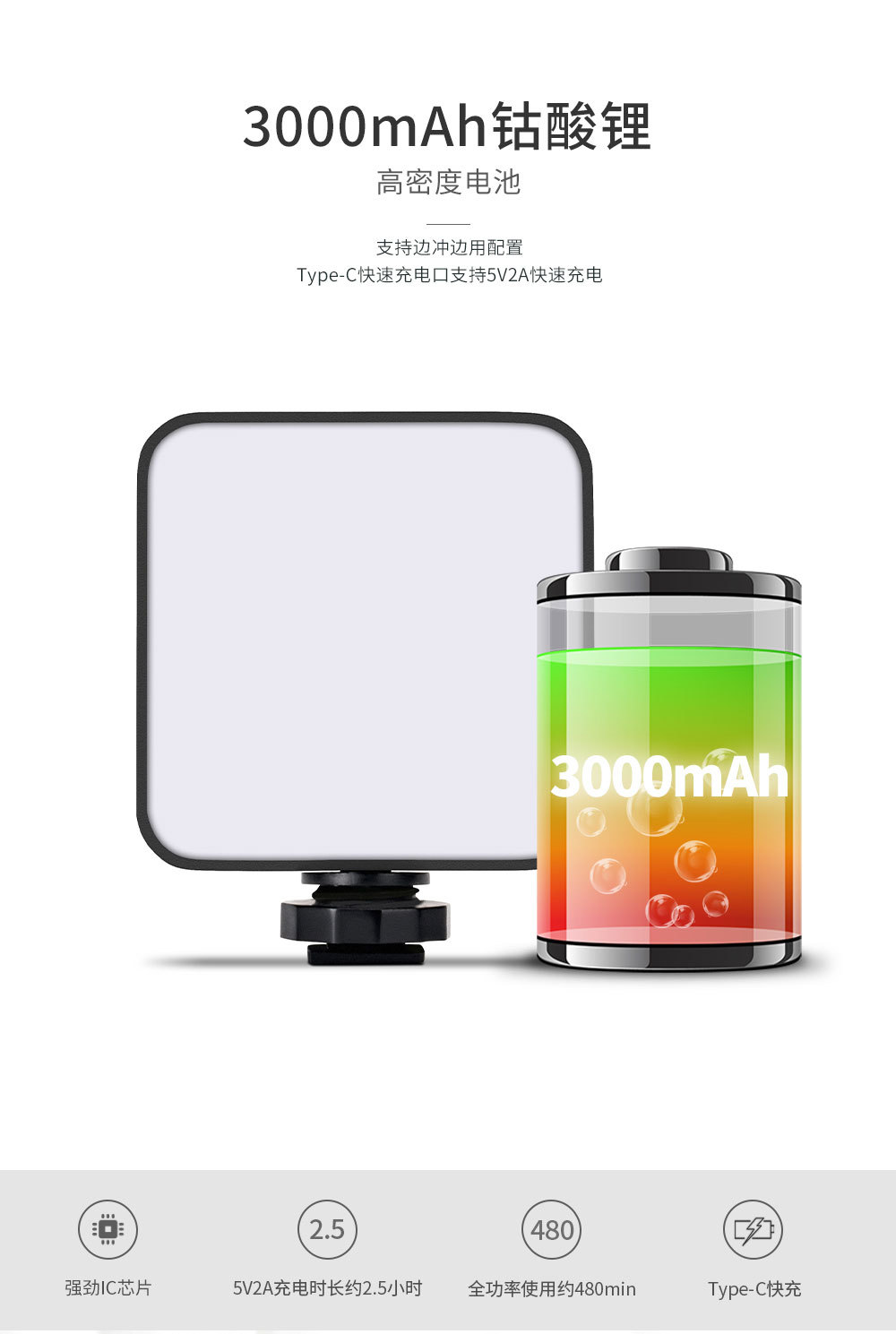 AL81 Pro Video conference fill light, universal computer live streaming photography light, soft light, fill light pic 5