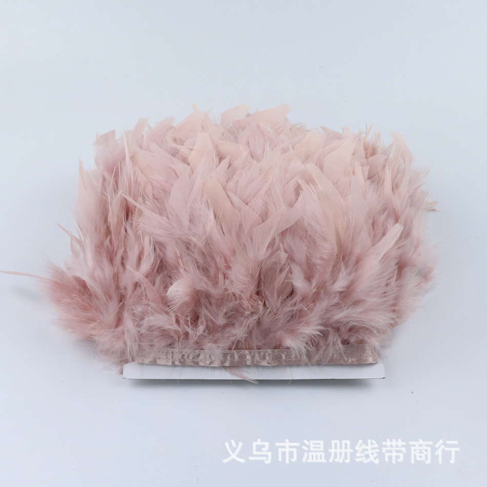 温册羽毛热卖火片布边创意多色火片布边演出服装辅料车载娃娃装饰详情15