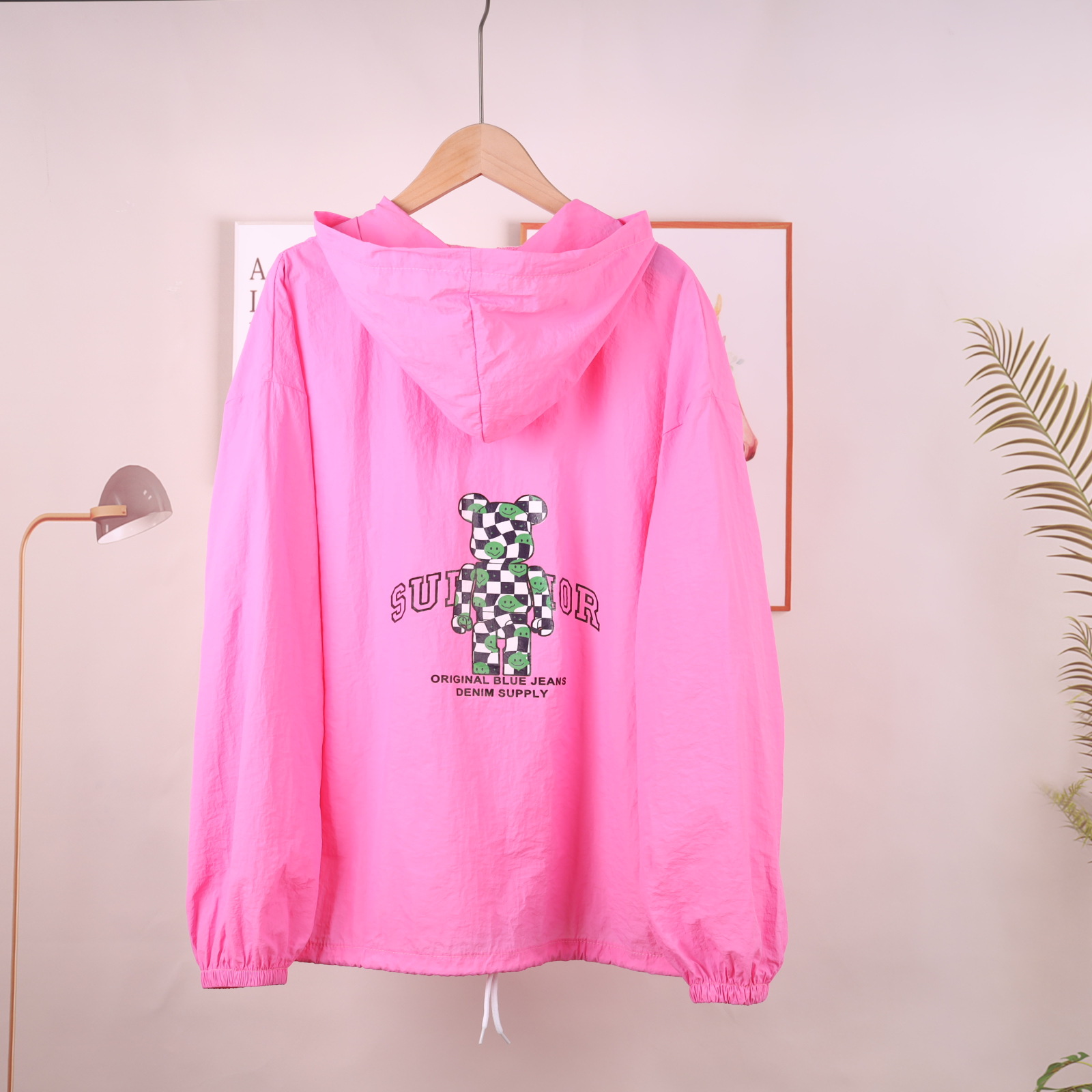 Cartoon bear sun-protective clothing for women, 2022 summer new style cute cat sun-protective clothing, Korean style stylish light jacket pic 6