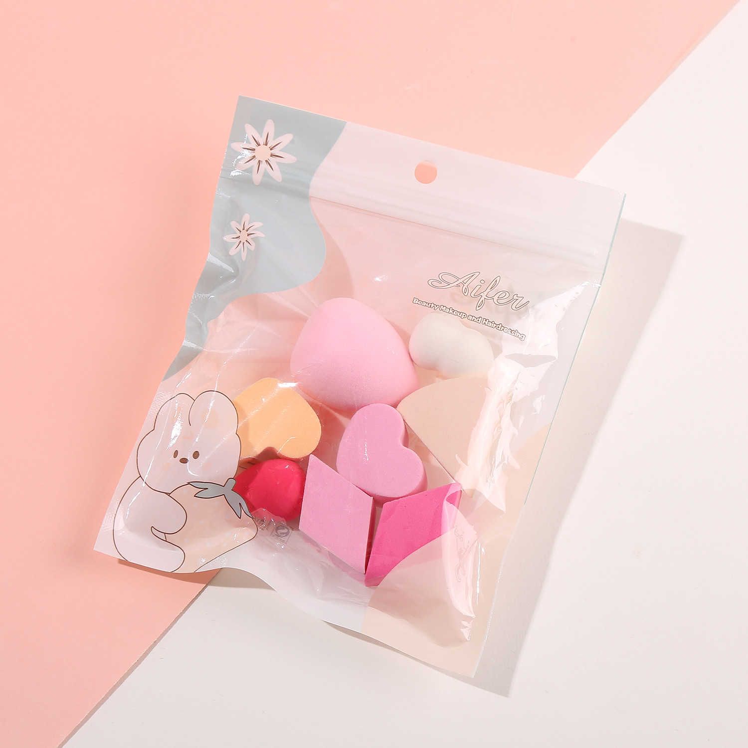 厂家供应多规格干湿两用粉扑乳胶粉扑彩妆工具美妆工具气垫粉扑详情1