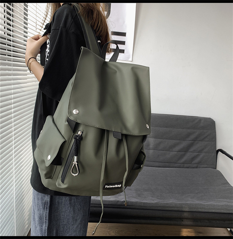 批发机车大容量防水学生书包新款双肩包跨境背包高级感潮牌休闲女详情21