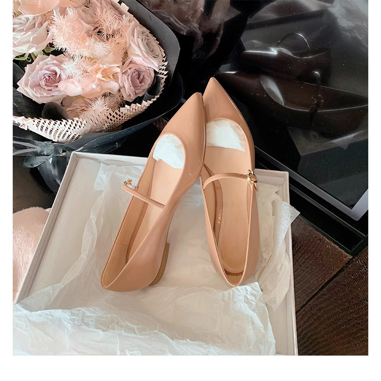 银色玛丽珍鞋亮片芭董舞鞋子真皮女鞋葡萄妈单鞋女2024春款女鞋子详情3