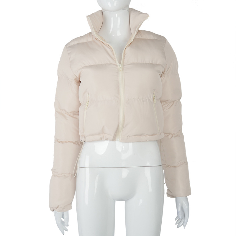 A20504T europa y américa 2021 otoño invierno moda nuevo estilo manga larga cardigan cuello alto caliente pan abajo chaqueta mujeres pic 22