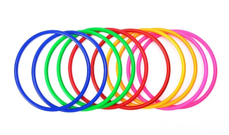 厂家直销加粗地摊夜市套圈 投掷塑料圈圈环扔的圈儿童玩具现货批发实心详情14