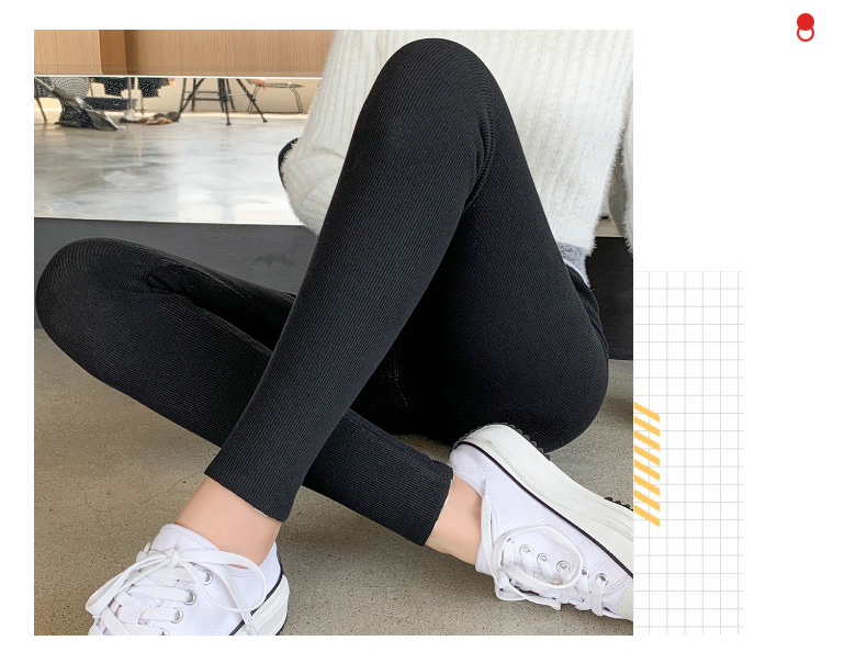 Yiwu autumn and Winter new style fleece and thickened leggings for women to wear on the outside, high-waisted, large-sized, slimming, elastic and warm cotton pants pic 13