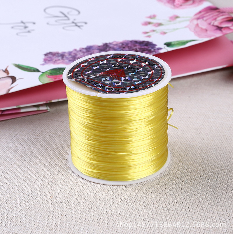 扁形水晶线佛珠弹力线松紧线diy手工编织手链串珠线绳子详情23