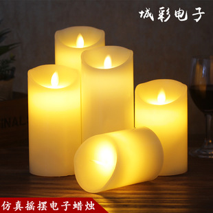 电子茶蜡 CR2032电子蜡烛灯LED仿真蜡烛生日圣诞节庆气氛布置用品详情5