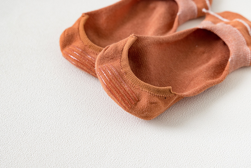 新款女隐形春夏女士袜子纯色防掉跟隐形袜点胶空调袜室内袜脚底袜详情16