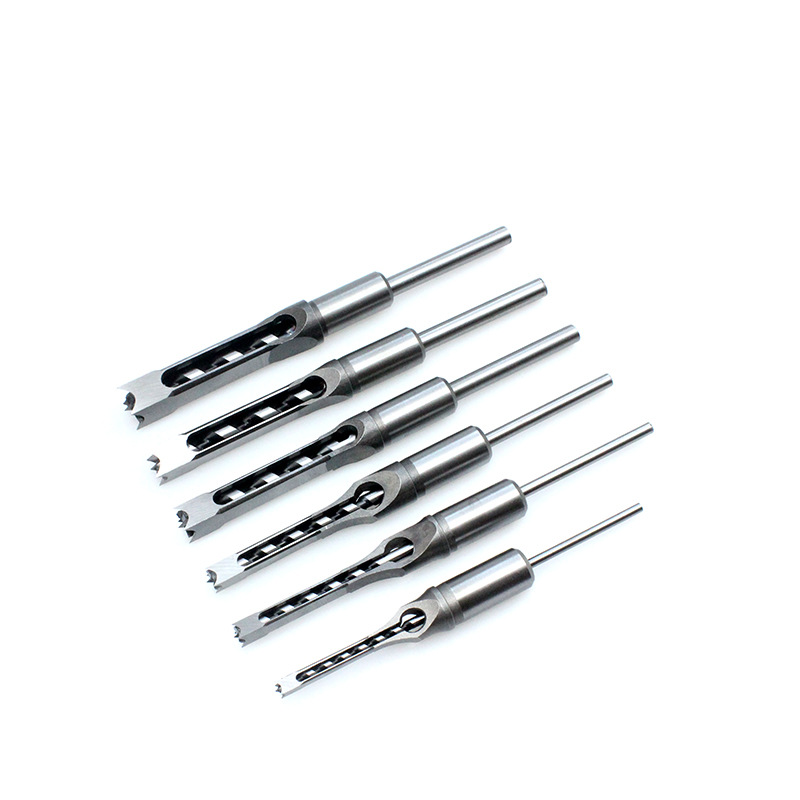 Woodworking square hole drill bit, square tenon drill, Angle chisel, square eye drill, square hole opener, woodworking tenon chisel, square hole drill pic 6