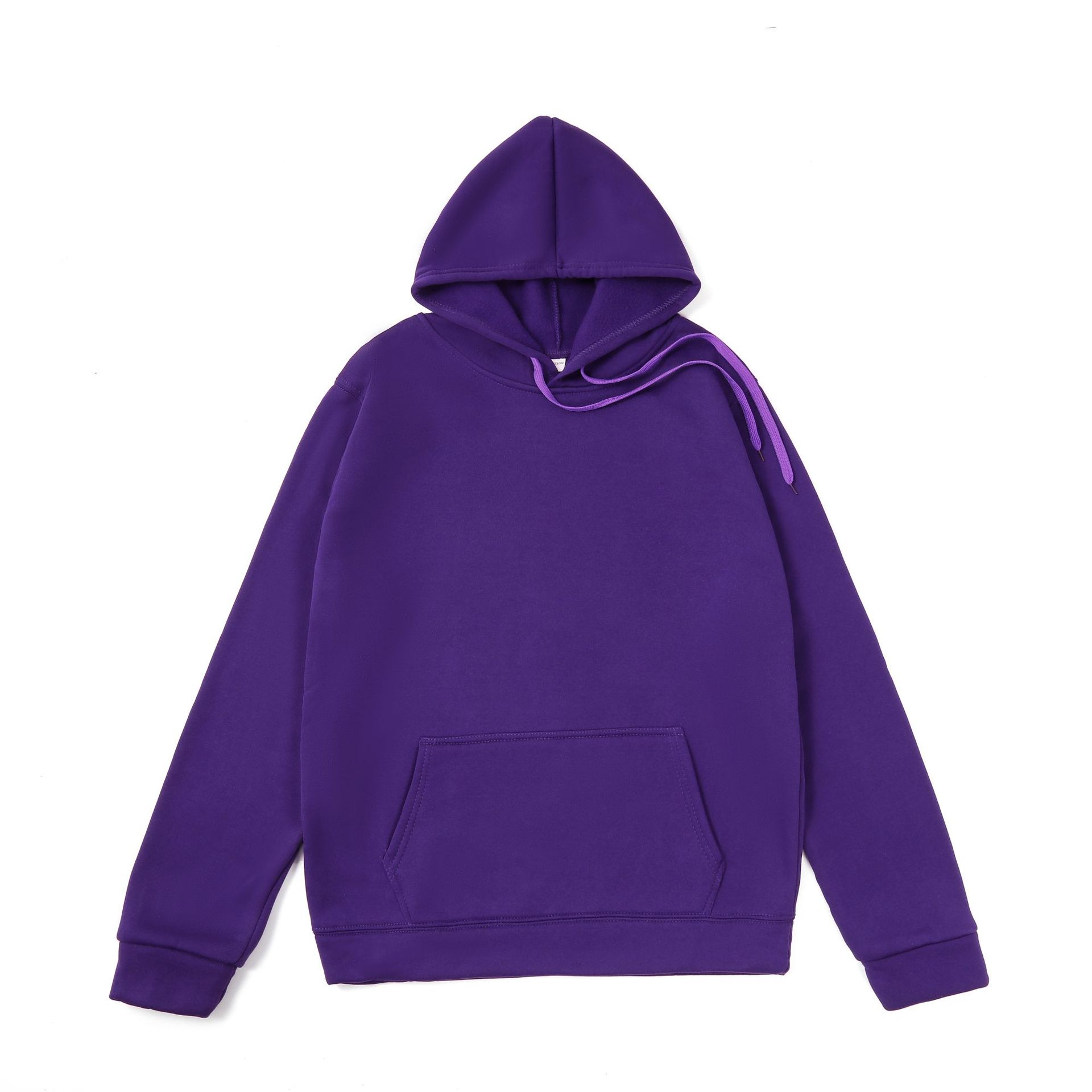 Comercio exterior nuevo estilo hombre casual deporte fitness sudadera más peluche más grueso tendencia de moda tamaño grande suelto sudadera con capucha pic 2