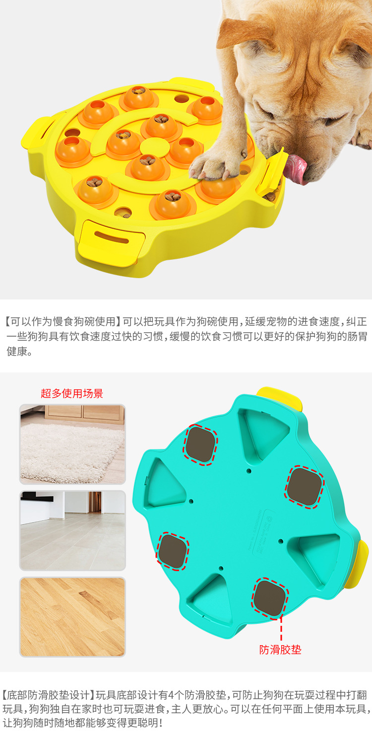 Fábrica de productos para mascotas inicio empresa al por mayor nuevo estilo explosivo amazon drain food slow food dog intellect puzzle toys pic 20