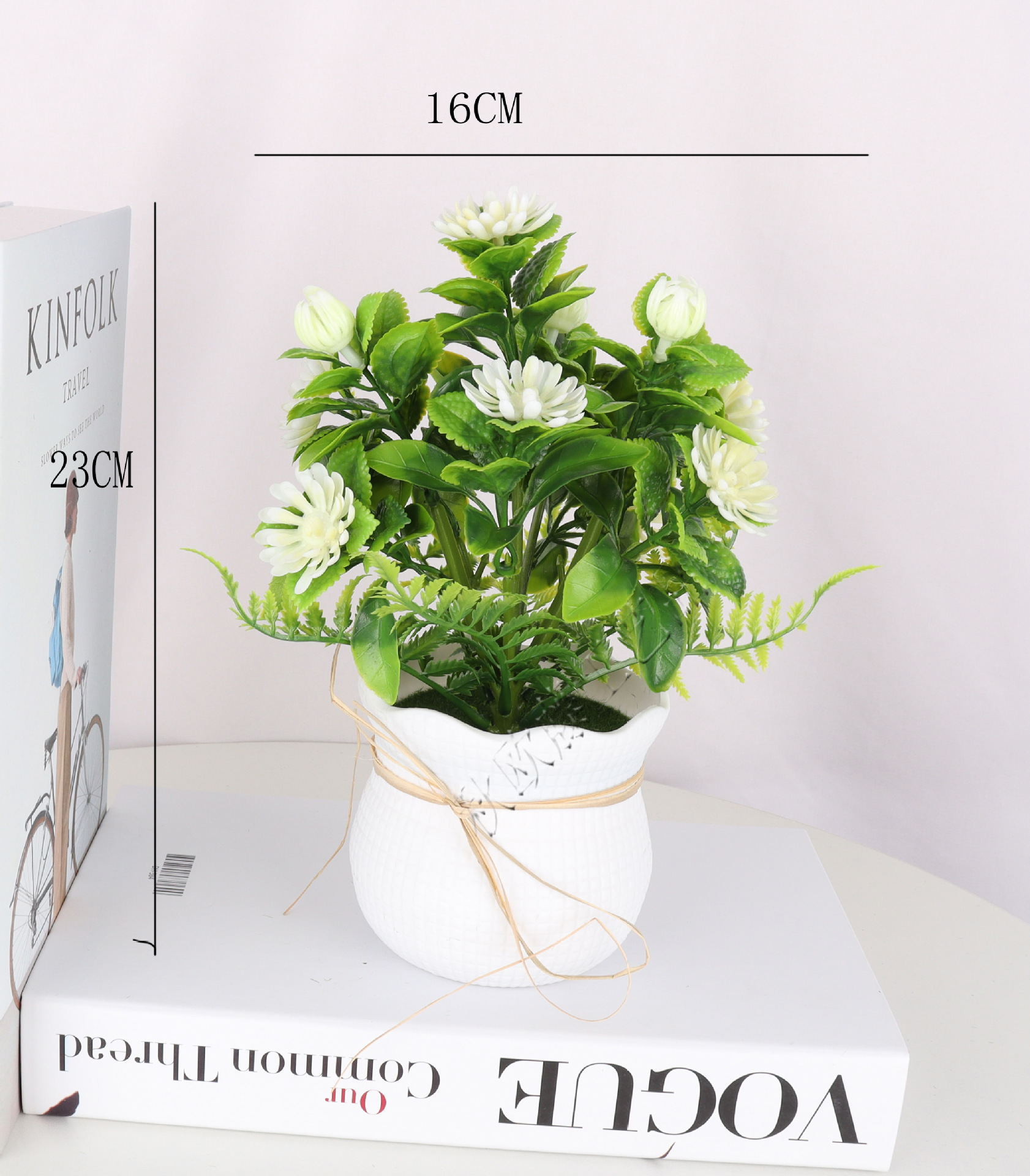 Artificial green plant potted plants/artificial bonsai/artificial flower creative interior small ornaments/Direct sales from Amazon factory pic 3