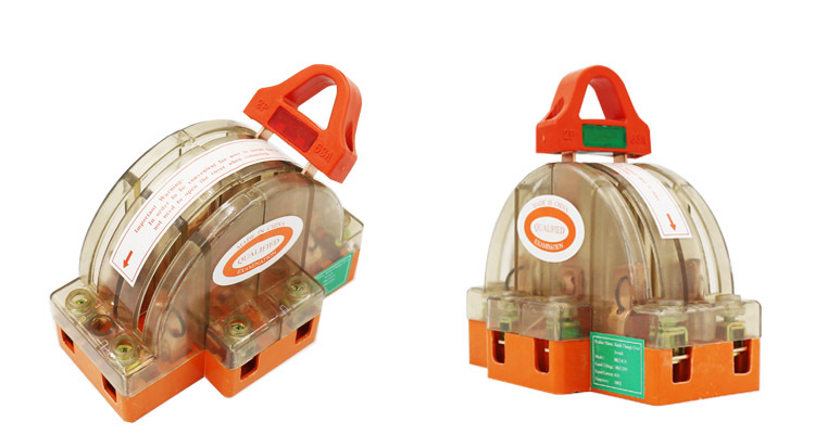 2P63A all-copper transparent tape LED bidirectional double-throw knife switch power transfer knife switch bidirectional knife switch pic 12