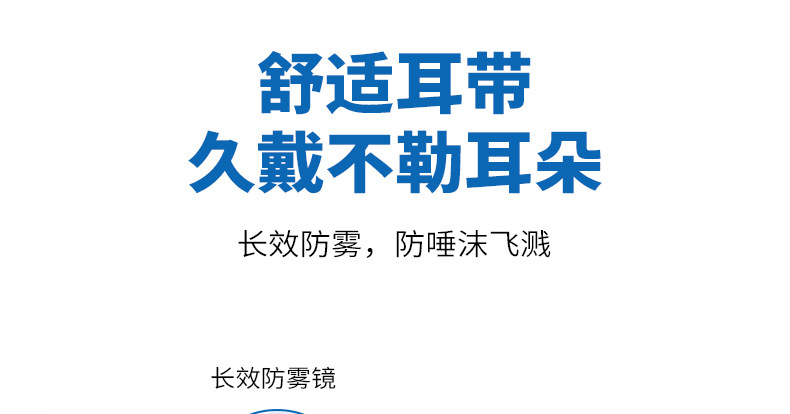 餐厅厨房酒店食堂防唾沫飞沫专用口罩餐饮防雾透明塑料微笑口罩详情10