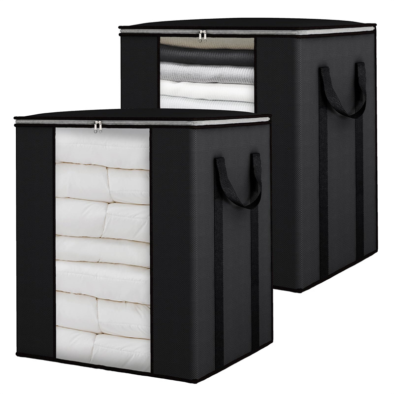 Large-capacity blanket organizing and storage bags, cross-border reinforced handle storage and moving bags, household clothes and cotton quilt storage bags pic 11