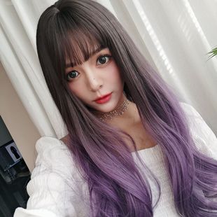 Wig wig, real human hair, natural and cute collarbone hair, Bob hairstyle, medium and long hair, wig head cover manufacturer wholesale pic 8