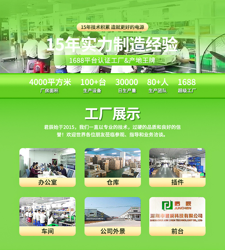 12v5a电源适配器 60W足功率直流显示器灯带开关电源UL FCC CE认证详情1