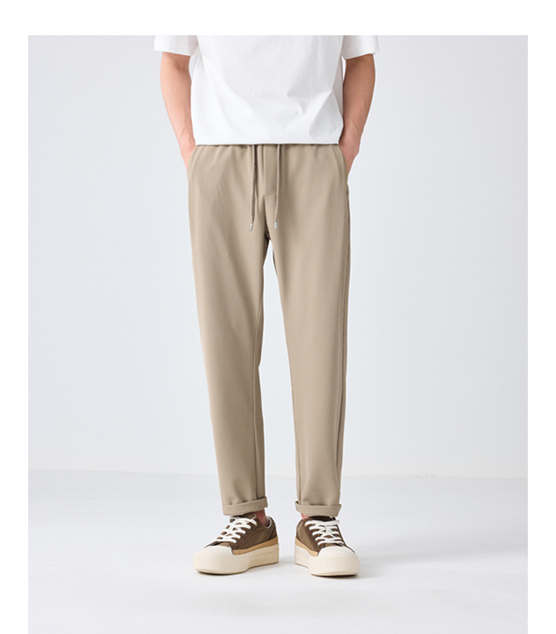 墨麦客华夫格肌理休闲裤男2023夏季新款松紧腰凉感男士裤子90656详情24