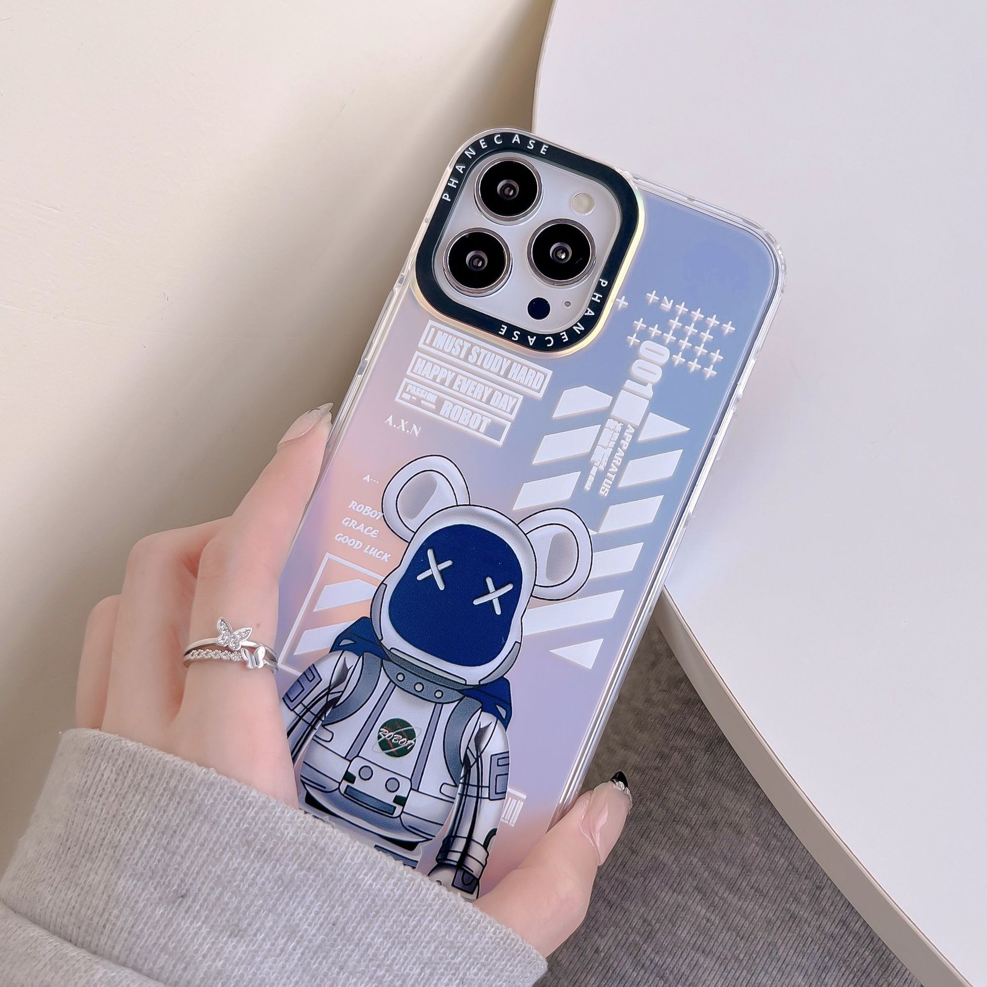 Laser Cartoon 14 is suitable for iPhone14Promax and iPhone 13Pro phone cases. 12 Personalized and 11 shockproof XSMAX pic 15