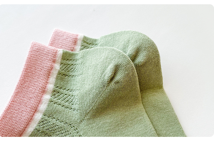 袜子地摊一件代发女士袜子夏季薄款网眼透气吸汗短筒女袜百搭休闲浅口船袜诸暨批发一件代发详情16