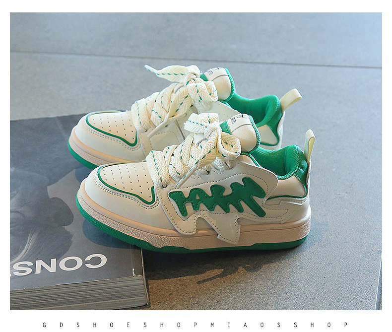 2022秋季男童鞋时尚潮流新款板鞋女童百搭软底运动鞋春夏小白鞋子详情32