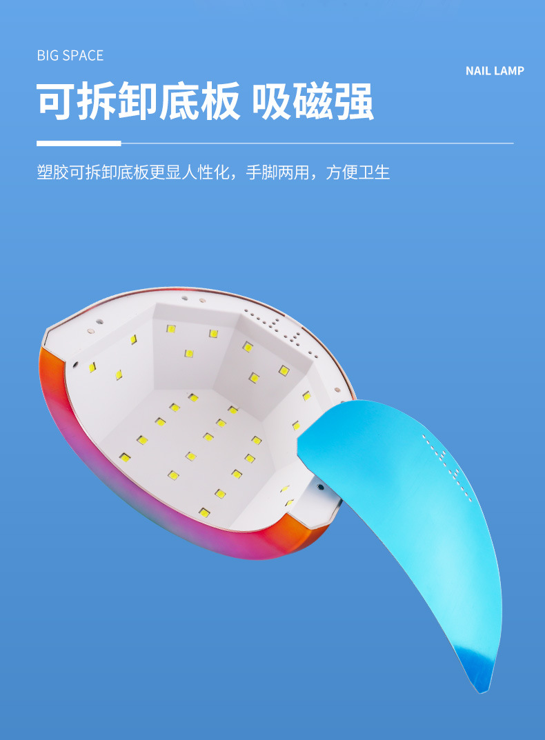 sunoneUV nail Art Light therapy Machine with gradient Color, quick-drying nail baking lamp pic 12