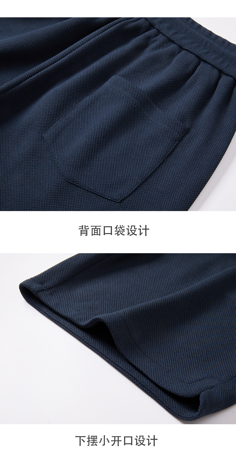 美式宽松抽绳五分裤子夏季新款纯色休闲短裤ins潮牌百搭运动裤男详情6