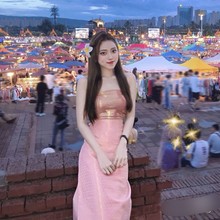 儿童傣族花儿舞蹈演出服装孔雀舞表演服艺考渐变修身鱼尾裙女童详情47
