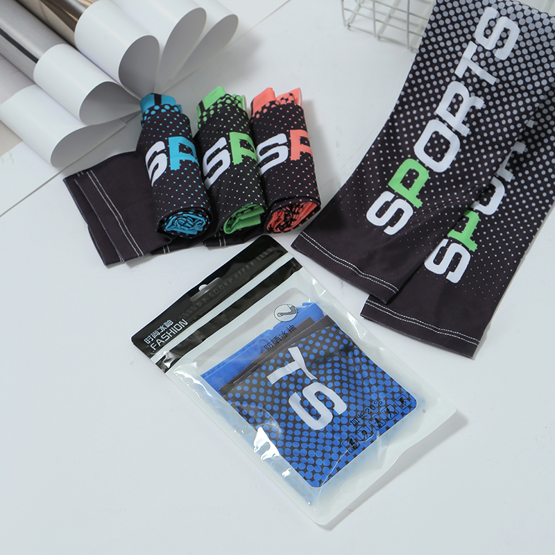 跨境冰夏季防晒男袖套防紫外线护臂套袖冰丝夏天袖子手套薄款骑行登山护膝护肘运动详情3