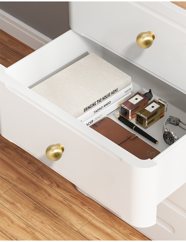 轻奢法式衣柜门黄铜拉手 现代简约橱柜门把手抽屉圆球形纯铜拉手详情6