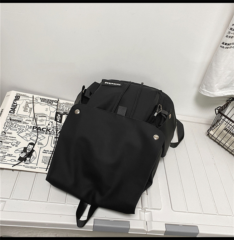 批发机车大容量防水学生书包新款双肩包跨境背包高级感潮牌休闲女详情11