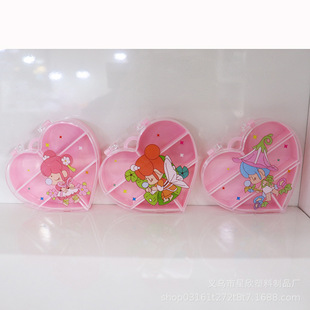 饰品盒PS塑料归纳盒 首饰珠宝样品展示盒高透明6.12.24格厂家详情14