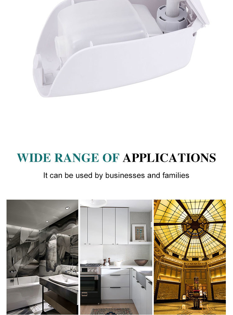 1000ML white ABS plastic soap dispenser for foreign trade, wall-mounted press foam soap dispenser, foam dispenser pic 35