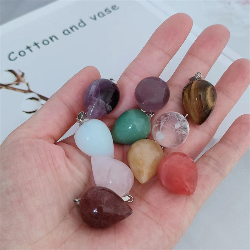 天然石圆珠 杂石野石散珠DIY饰品配件手串手工串珠材料半成品现货详情45