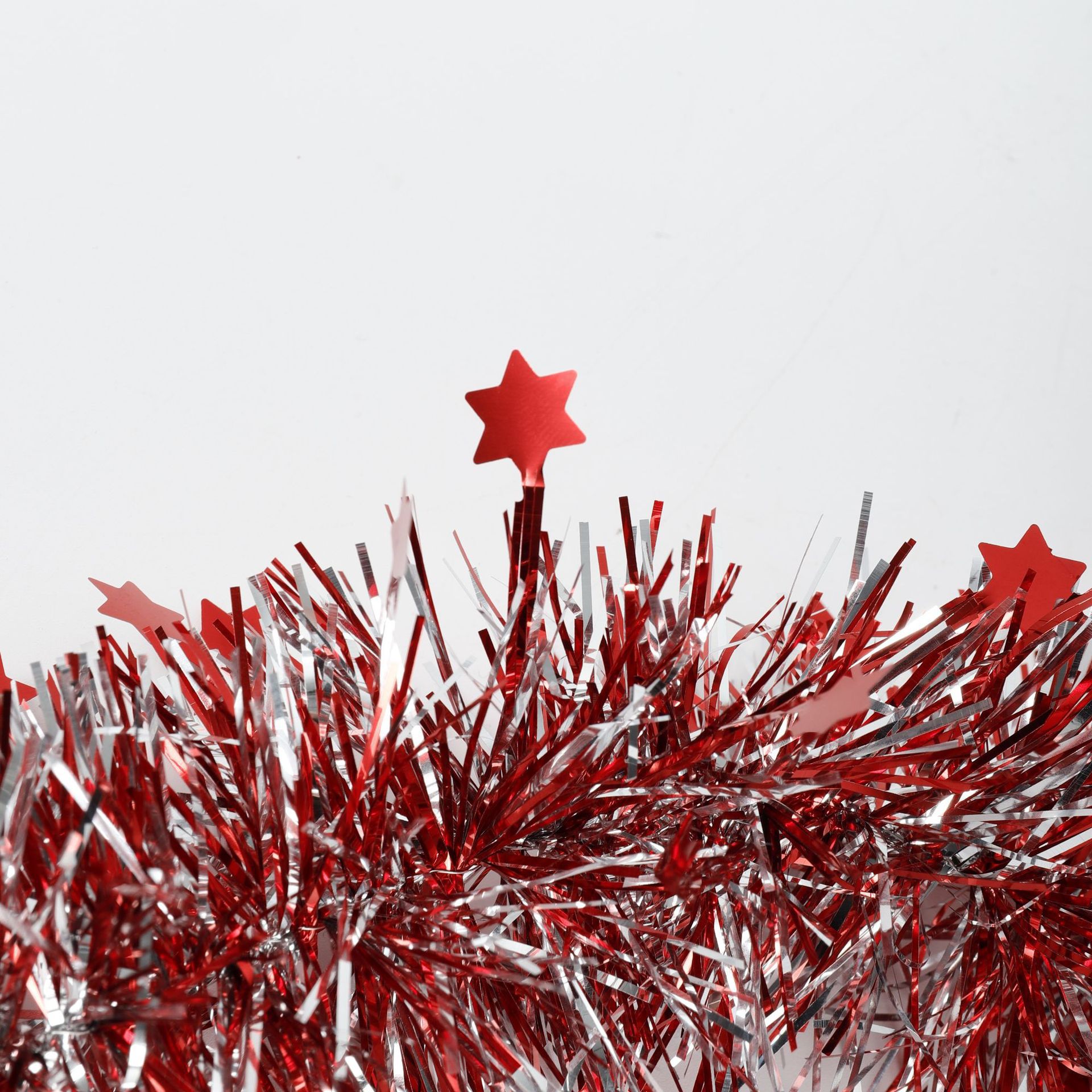 Cross-border best-selling Christmas party birthday decorations, five-pointed star color strips, wool strips, dance, wedding room decorative ribbons pic 9