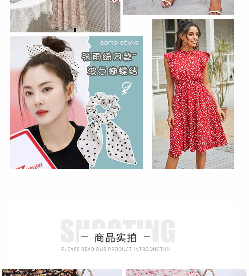 Black printed fabric, fashionable floral print dress, Hanfu, bubble pattern fabric, polyester Austrian stripe chiffon, half-life skirt fabric pic 8