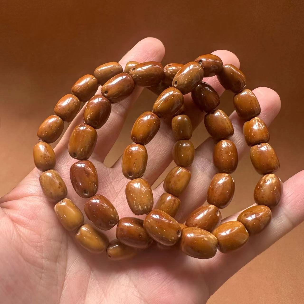 Purple Gold Rat Bracelet, Purple Gold wealth-attracting Rat Bodhi cultural Play bracelet, round and polished easy plate cultural play Buddhist prayer beads manufacturer wholesale pic 24