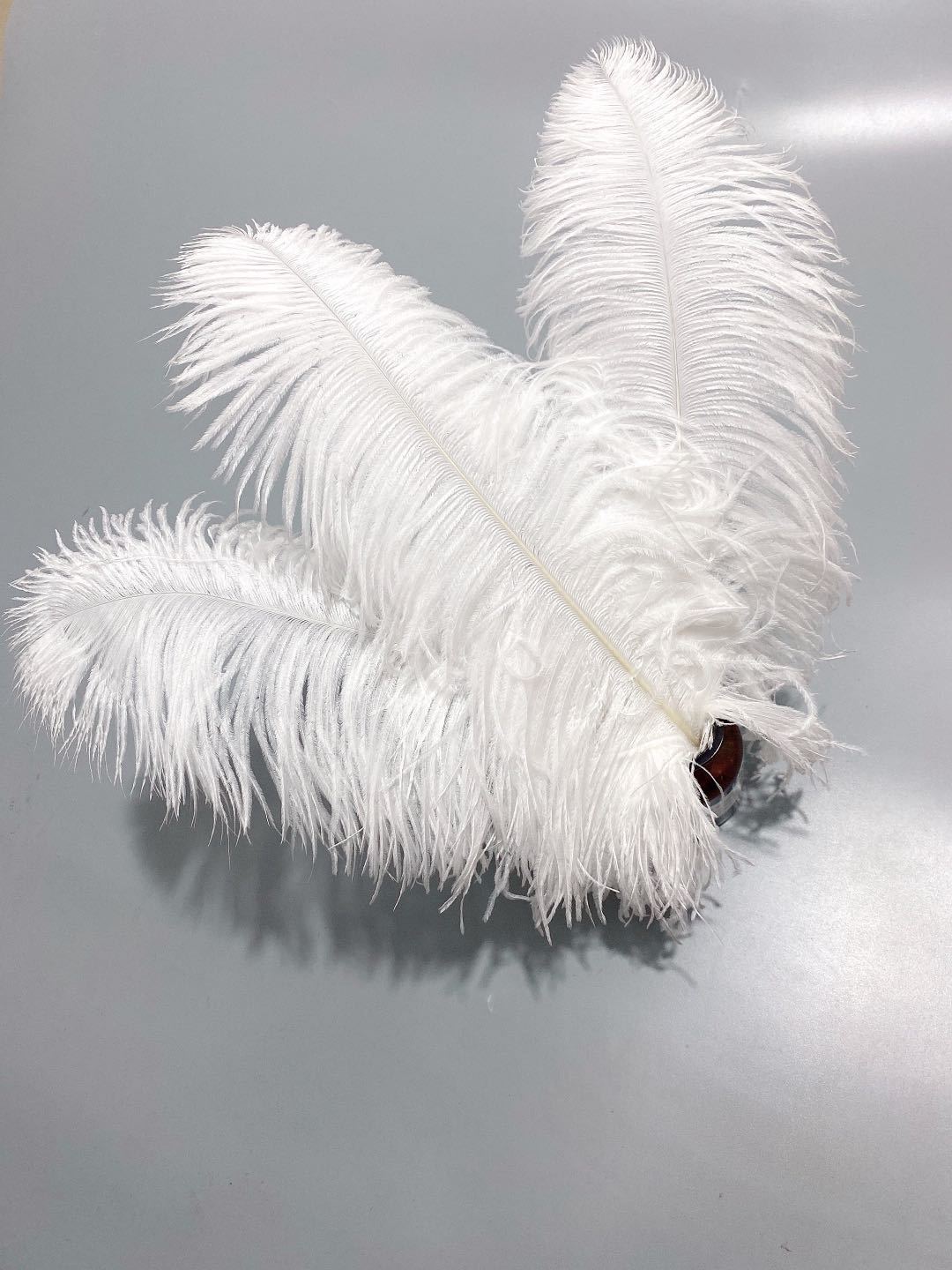 White ostrich feathers 50-55 cm, wedding decoration, home furnishings, flower arrangements, feather lamps, colorful ostrich feathers pic 30