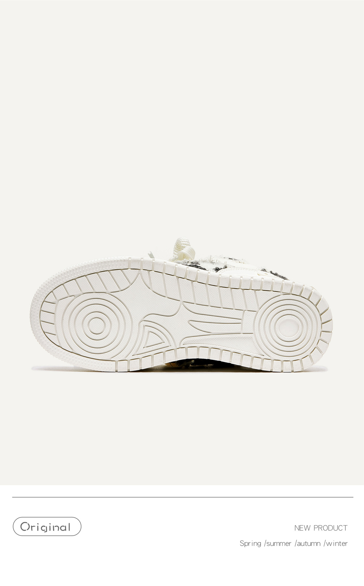 广州鞋破坏美学系列小香风面包鞋潮流低帮板鞋潮鞋男女同款女鞋子详情11