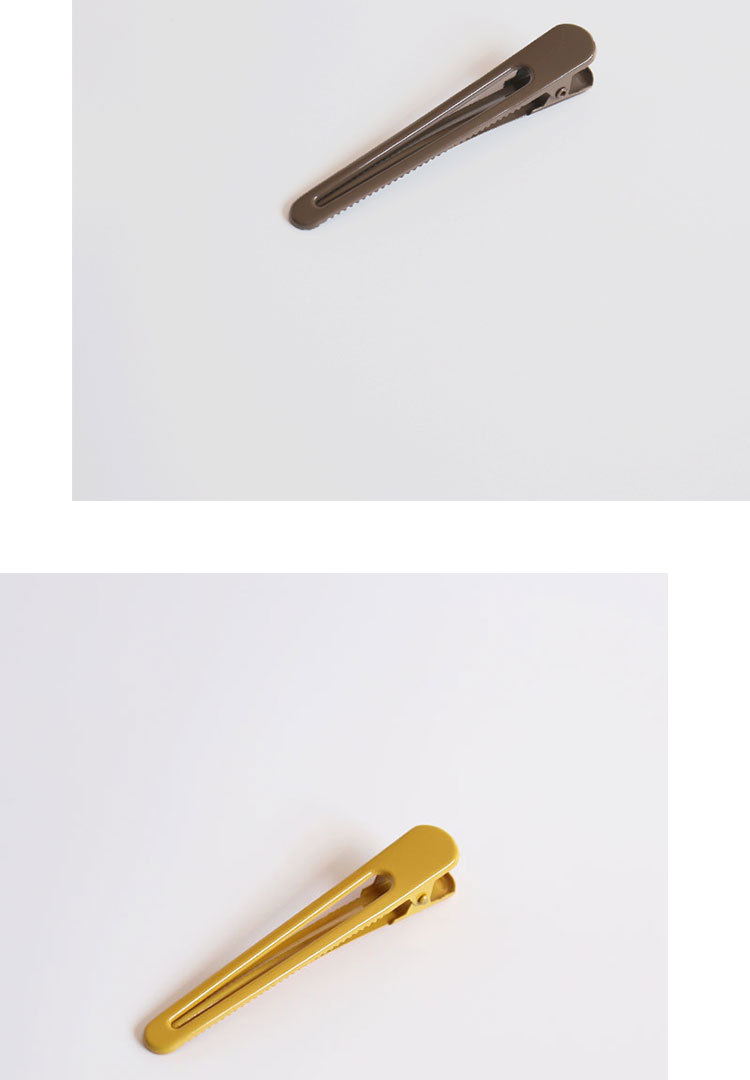 Korean Internet celebrity simple hair clip edge clip, girl clip headwear, ins bangs clip, broken hair clip, back of the head duckbill clip pic 4