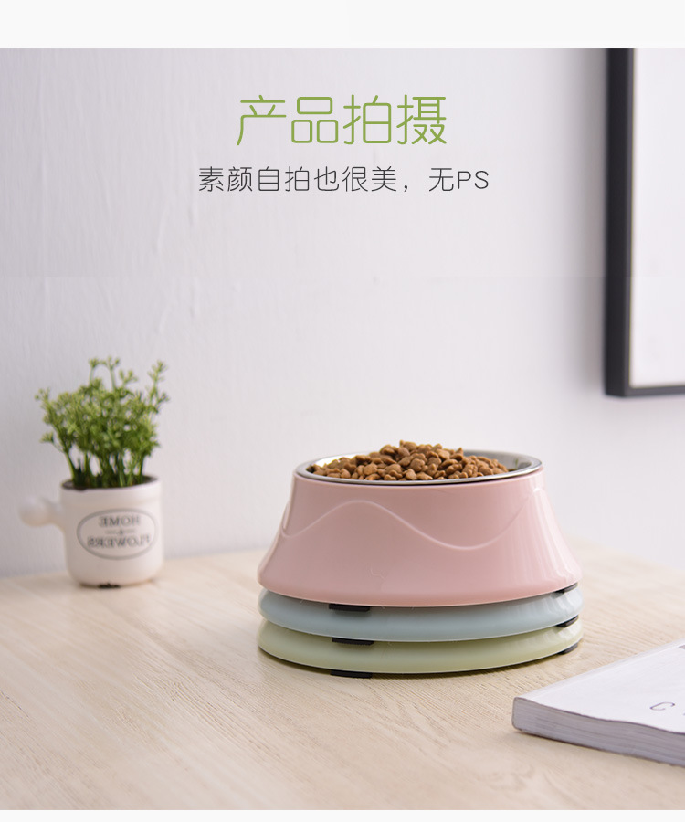 宠物食具 不锈钢狗碗猫碗 泰迪单碗 狗食盆宠物饭碗现货批发 波浪狗碗  宠物碗 宠物盆 不锈钢宠物盆 狗碗 猫碗 两用。详情6